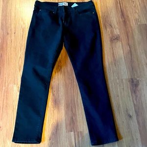 Levis black jeans mid rise skinny 12s